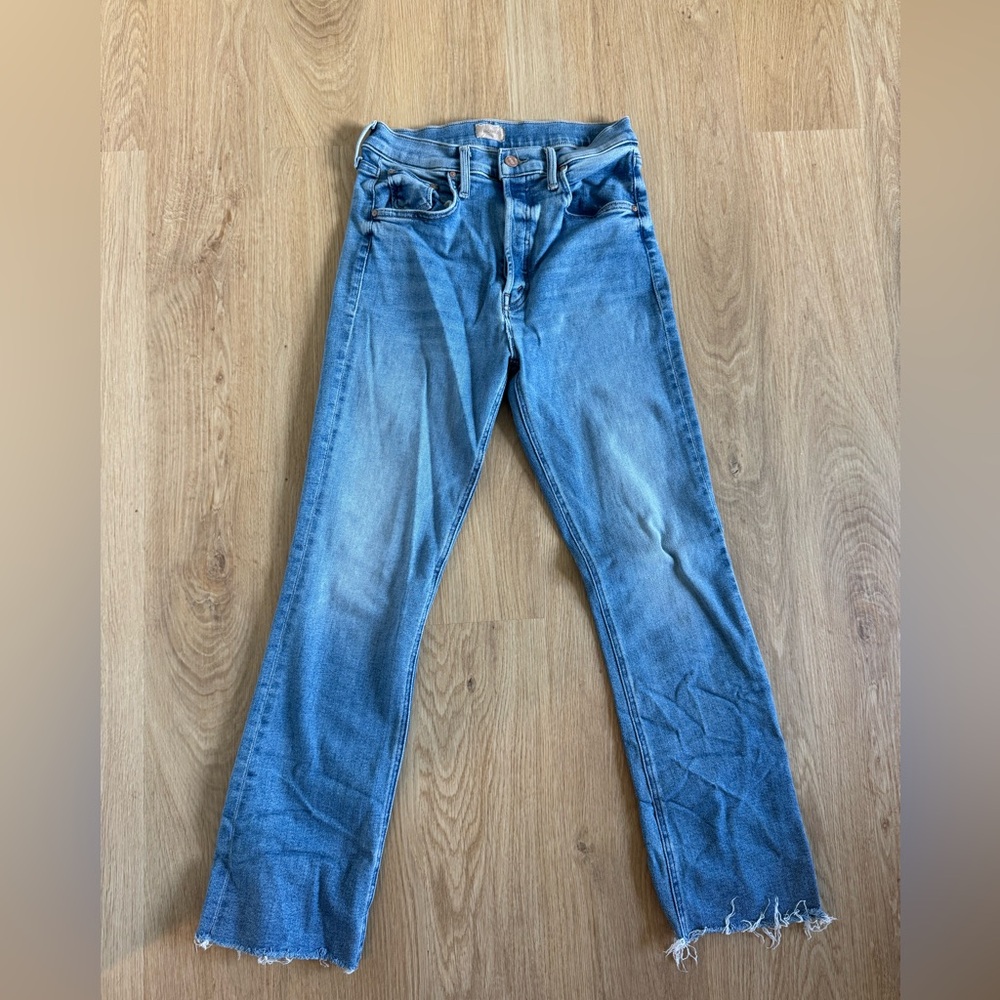 MOTHER Blue Ankle & Cropped Jeans
